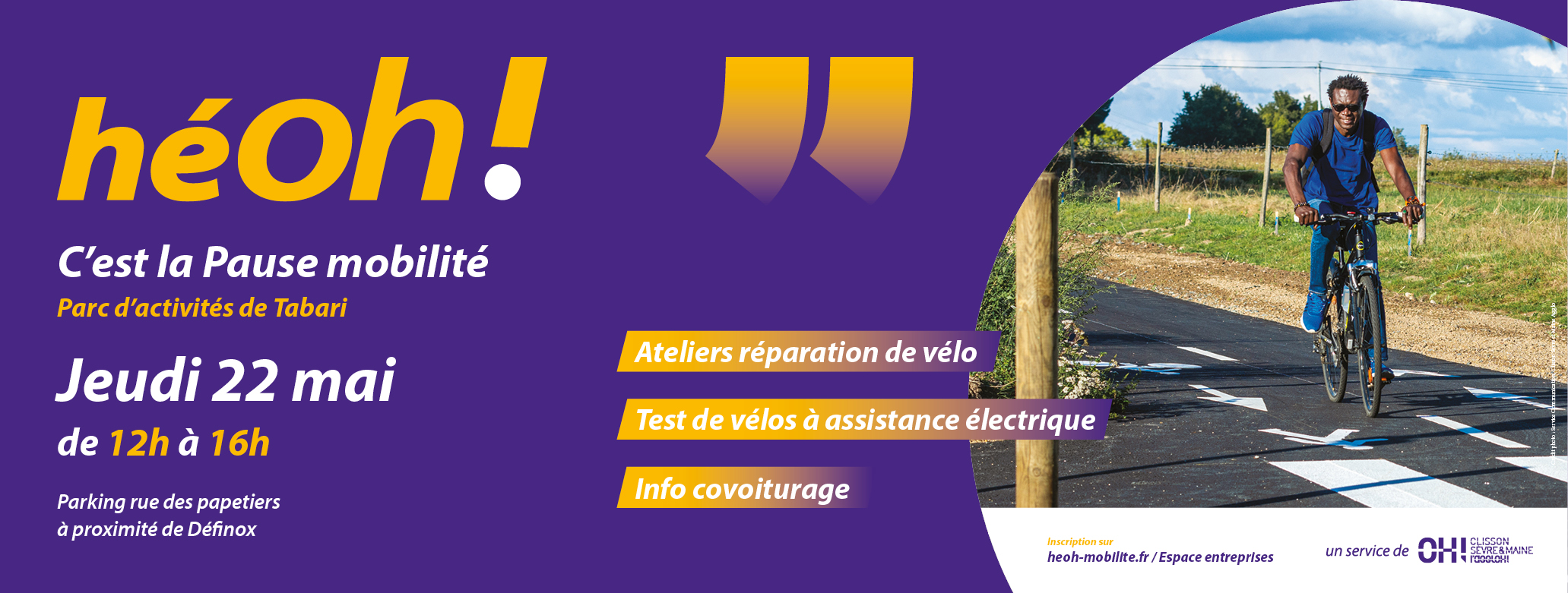 Pause mobilité le 22 mai à Clisson