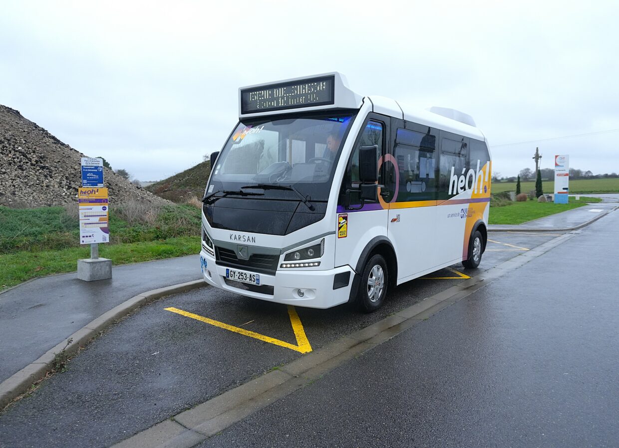 Expérimentation ligne de bus - Clisson - Saint-Hilaire-de-Clisson - Arrêt à La Garnerie