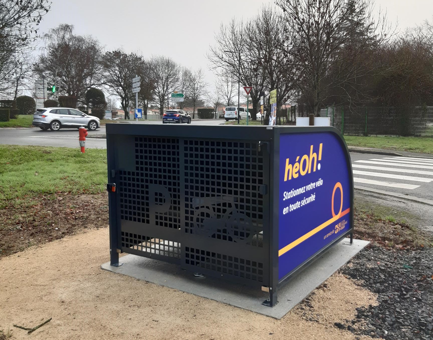 Les premiers box vélos installés