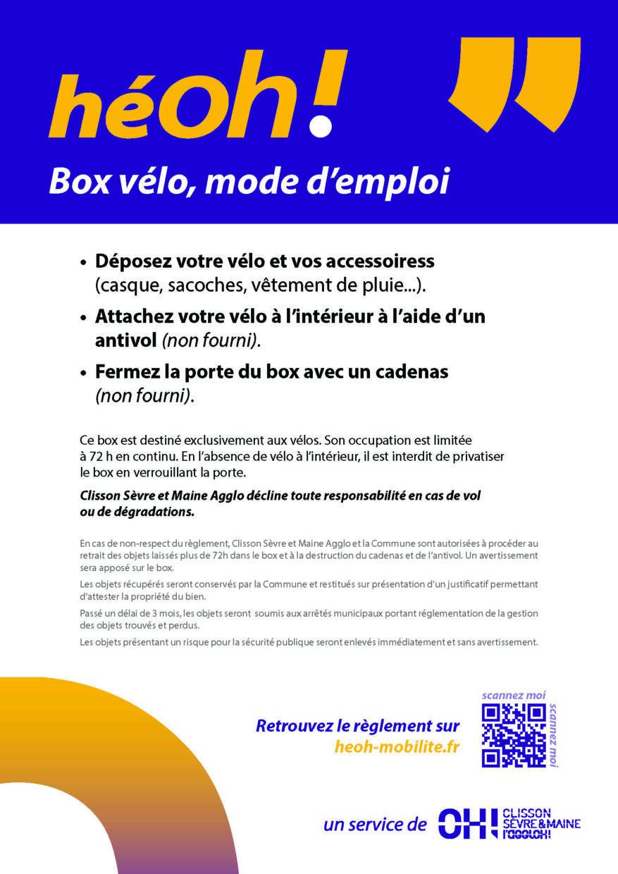 réglement box vélo
